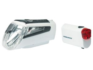 Trelock LS560 I-go & LS720 Reego kit de luces (batería | blanco)