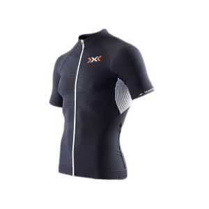 X-Bionic Maillot ciclismo The Trick Full Zip hombre (negro / blanco)