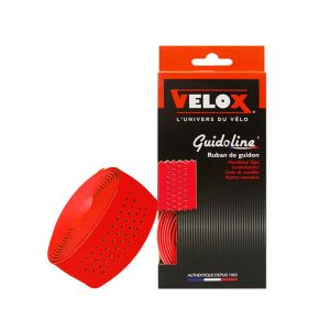 Velox Cinta de manillar fluorescente (rojo / neón)