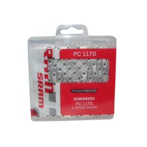 SRAM Cadena de desviador PC-1170 Hollow Pin (114 eslabones | 11 velocidades | con Power-Lock)