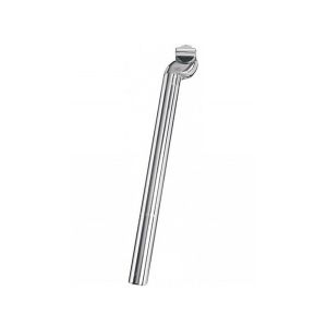 BIKE PARTS Tija de sillín de aluminio (ø27,0mm | 350mm | plata)