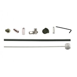 XLC Kit de cable de freno para frenos de rodillo (170/235cm | 1 tetón | negro)