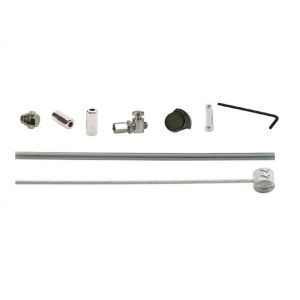 XLC Kit de cable de freno para frenos de rodillo (170/235cm | 1 tetón | plata)