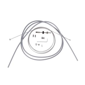 XLC Kit de cable de freno para freno de tambor (170/235cm | 2 cabecillas | plata)
