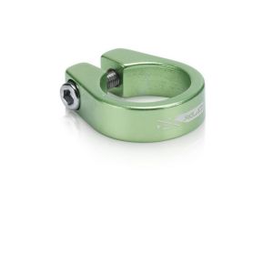 XLC PC-B05 anillo de sujeción de la tija de sillín (ø31,8mm | con hexágono interior | verde / amarillo)