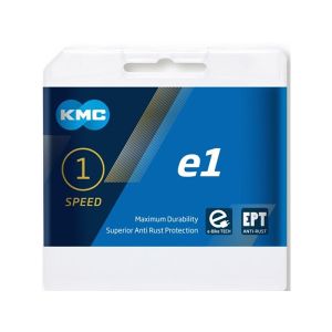 KMC Cadena de bicicleta e1 EPT eBike (110 eslabones | plata)