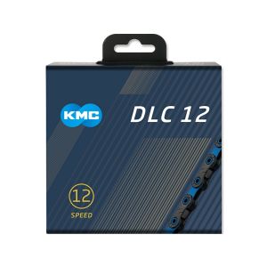 KMC Cadena de bicicleta DLC12 (126 eslabones | negro / azul)