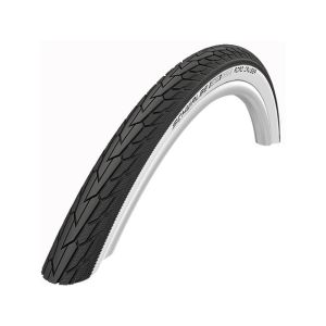 Schwalbe Neumático de bicicleta RoadCruiser K-Guard (47-559 | negro / blanco / verde | cable)