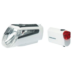 Trelock LS560 I-go & LS720 Reego kit de luces (batería | blanco)