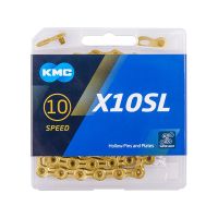 KMC X10SL Fahrradkette (114 Glieder l gold)